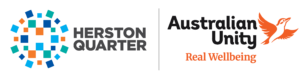 Australian Unity Herston Quarter Logo in colour